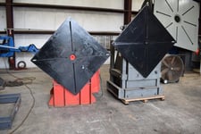 40000 lb. Aronson, HS-20 headstock & TS-20AB tailstock welding positioner, 480 V., variable speed rotation