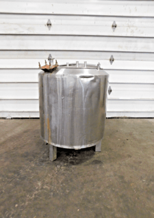 50 gallon Creamery Package, 304 Stainless Steel tank, 24" diameter, 30" depth