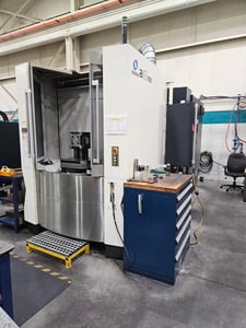 Makino #A61NX, CNC horizontal machining center, 60 automatic tool changer, 28.7" X, 25.6" Y, 31.5" Z, 14000