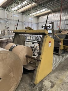 Paper bag machine, Curioni #Sun-Master-540, with twist handle attachment, 2004
