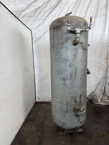 275 gallon Kargard Air Surge Tank, 92" high, sits on an 6" riser (98" to top of tank), 30" diameter, 96"