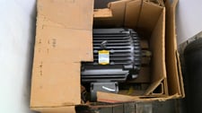 25 HP 3600 RPM Baldor M4107T, fR.284TS, TE, 2P, 230/460 Volts, new surplus