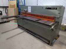 1/8" x 6' Wila #HS, hydraulic power shear, 175 apt max pressure, 5.5 HP, 115V., 1969