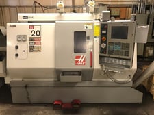 Haas #SL-20T, CNC lathe, 23" swing, 8" chuck, 3-jaw, 2" bar, 10.3" dia., 20" lgth, 10 turrets, rigid tap