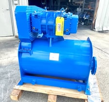 1071 cfm, 12 psi, Eurus #MB4512, positive displacement blower package, no motor, 4000 RPM @ 68.2 BHP