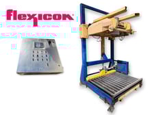 Flexicon, Rear Post Bulk Bag Weigh Filler w/Roller Conveyor
