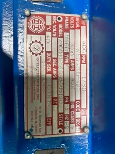 Image for 400 HP 1780 RPM Weg, Frame 586/7TSD, TEFC, AC motor, 3 phase, 460 Volts