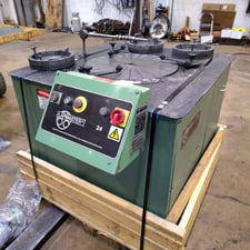 24" Lapmaster, open face, 3 rings, timer, slurry pump, new plate, 2000