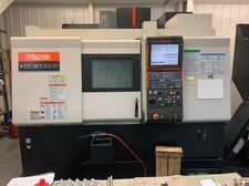 Mazak #Integrex-100-IV, CNC lathe, 21.4" swing, 6" chuck, 2" bar, Mazatrol Matrix, tailstock, chip conveyor