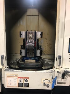 Makino #A61, horizontal machining center, 134 automatic tool changer, 28.7" X, 25.6" Y, 28.7" Z, 14000 RPM