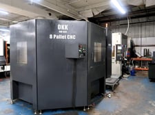 Okk #HM-600 8 APC, horizontal machining center, 160 automatic tool changer, 30.7" X, 29.5" Y, 31.5" Z, 12000