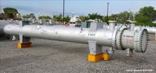 2143 sq.ft., 412 psi shell, Ilsung Corp #AEU, 4 Pass U Tube Shell & Tube Heat Exchanger, unused, 2014