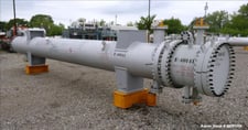 2140 sq.ft., 412 psi shell, Ilsung Corp #AEU, 4 Pass U Tube Shell & Tube Heat Exchanger,unused, 2015
