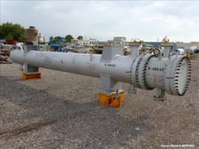2140 sq.ft., 412 psi shell, Ilsung Corp #AEU, 4 Pass U Tube Shell & Tube Heat Exchanger, 2015
