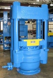 600 Ton, Adamson, press, 30" LR x 32", 4-post, 25" daylight, 20" stroke, 46" oper hght, #1843 (2 available)