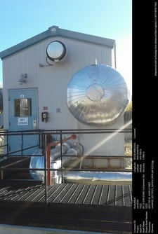 60" x 30' Sweet Horizontal Inlet Separator, 740 psi