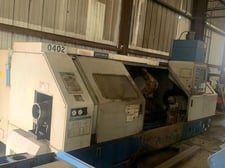 Mazak #Quick-Turn-40/1500 Big Bore CNC lathe, 2-Axis, Mazatrol T-Plus Control, 20" swing, 5.5" bar, 18"