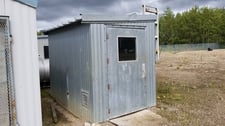 10.5' x 6.5' x 8.5' Brytex, steel storage building, wood floor, 2002