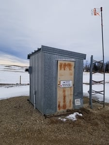 8' x 6' x 8' Equipment Building, 10' x 6' skid, 2000