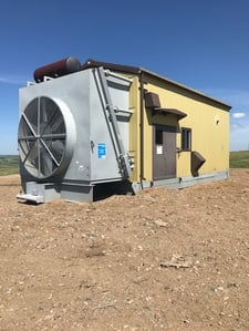 782 HP Ariel #JGP/2, reciprocating compressor, 2-stages, Caterpillar G3412TA NG engine, Air-X-Changers 108EH