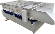 48" wide x 7' long, Key, Iso-Flo Vibrating Sifter/Dewatering Table, 15" H wall, 1 HP, 208-230/460 V.