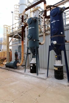 Spencer Turbine #30207B1, Central Vacuum Dust Collection System, (2) compartment system, 30 HP blower