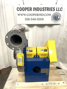Industrial Air Technologies #PB-2006-60/D-9R-90-CCW, fan, Stainless Steel, 6" dia. inlet/outlet, 11" flanges