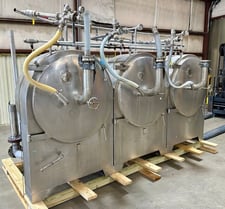 32" SiccaDania #HSC-850, centrifugal sieves separator, 32" L x 80" W x 91" H overall dimension, 32" dia.