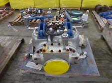 6" Vee Bee Trelleborg, Standard Screw Gate NB Gate Dual Strainer, Stainless Steel, 180 micron filtration, 530