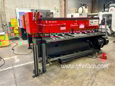 3/16" x 6' Amada #M-2045, mechanical shear, programmable back gauge Control, 60 SPM,front squaring arm