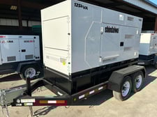 100 KW Isuzu #DGK125F, diesel generator set, 277/480 Volts, 3-phase, 152 HP @ 1800 RPM, 4HK1-848407 engine