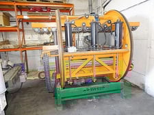 Sweed panel turner system with infeed transfer & outfeed, 6.5 HP, Allen-Bradley PanelView Plus