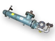 300 psi shell, American Industrial #UCRS-1754-25185 397 300, shell & tube heat exchanger, 150 psi tube, 8"