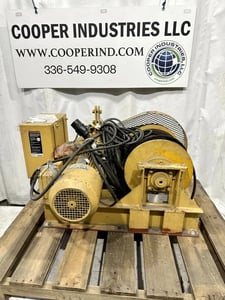 Ingersoll-Rand #CP4000B20M2-12-8G-M4P1-60, Electric Winch, Railcar Puller, 0.5" dia. Rope, 20 FPM, 23 RPM