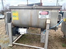 40 cu.ft. American Process, Continuous Dual Ribbon Blender, Stainless Steel, 96" H x 57" W x 78" L overall