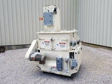 12 cu.ft. American Process #FZM-12, Forberg Fluidized Zone Paddle Mixer, 21" x 16" bin vent, 49.5" x 39.5"