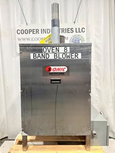 Sonic #70, blower package w/acoustic housing, 3" OD outlet, 10 HP, 208-230/460 V.