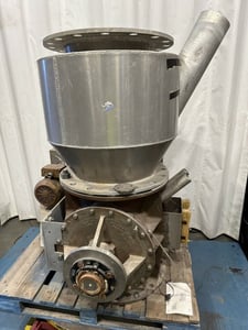 18" Semco #XHD-18-SS, Stainless Steel Rotary Valve, 2 HP, 1700 RPM, 230/460 V, 1987