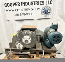 6" Wyssmont #RF053, RotoScoop Rotary Valve Feeder, Stainless Steel, 6" x 8" inlet, 10" x 12" flange, 21" H