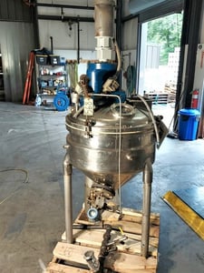 60 gallon Groen #TA-60, Stainless Steel Insulated Mix Tank, 80 psi, 650°F, 2 HP, 208-230/460 V.