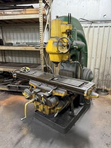 Milwaukee #K-3, vertical milling machine, 12" x56" table