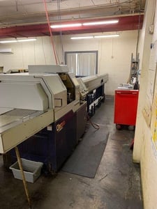Citizen #L(5)-20-VII, swiss type automatic screw, .81225 Ton, Trumpf #TC-500, pneumatic press, 1998 diameter