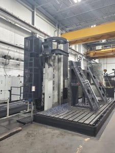 Parpas #ML100, CNC horizontal boring mill floor type, 120 ATC, 236" X, 118" Y, 51" Z, #50, Fidia C20, 2006
