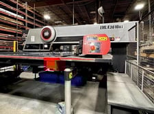 Amada #EMLK-3610NT, CNC laser, 4000 watts, 58 station, 4 automatic index, NT Control, Fanuc AF4000i-B
