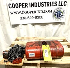 2 Ton, CM Lodestar #RR, hoist, 2 HP, 16 FPM, 230 V., 3 phase, no trolley