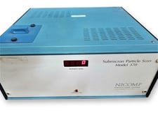Particle Sizer Sizing System, Nicomp Submicron #370, 115 V.AC