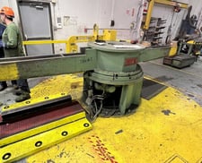 20000 lb. Ductile Eng., 2 Arm entry turnstile, 52" arms, powered rotation, 44.5" passline