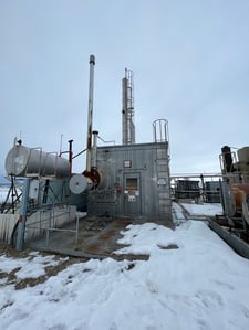 Refrigeration Plant, BS &B, 1 mmscfd, 450 psig, 360&deg;F, Mycom N4B oil transfer pump, 75 HP @ 1780 RPM Baldor