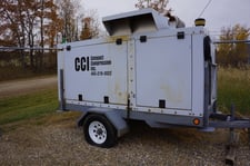 40 HP Gardner Denver #E12, rotary vane compressor, 1-stage, 2200 RPM, GM 3.0L NG engine, 2006