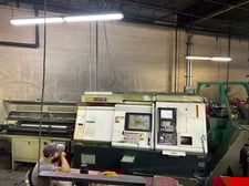 Mazak #QTN-250MSY, 10" main chuck, 8" sub-spindle chuck, presetter, parts catcher, barfeed, 2006